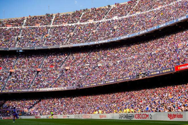 La afición del Barça, en el Camp Nou (Foto: FCB).