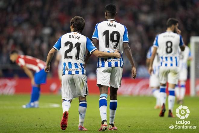 Silva e Isak jugarán de inicio ante Osasuna (Foto: LaLiga).