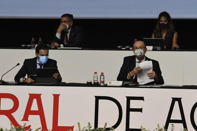 José Castro y Del Nido JR en la junta de 2021 (Foto: Kiko Hurtado).