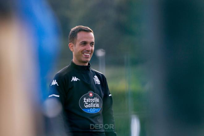 Borja Jiménez, entrenador del Deportivo (Foto: RCD).