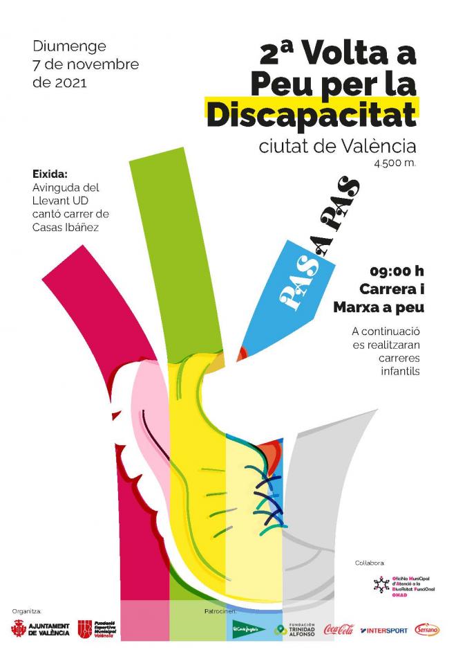 La II Volta a Peu i Marxa a Peu per la Discapacitat