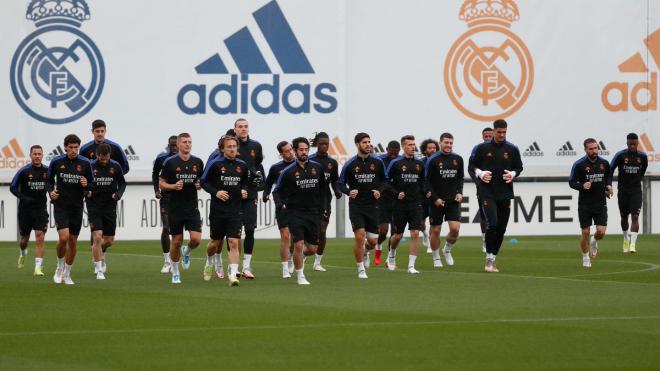 Entrenamiento del Real Madrid (FOTO: @realmadrid).