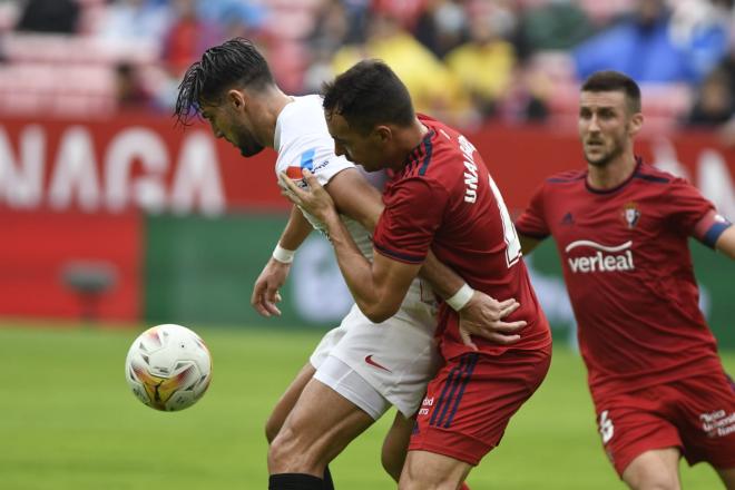 Rafa Mir, en el Sevilla-Osasuna de la pasada temporada (Foto: Kiko Hurtado).