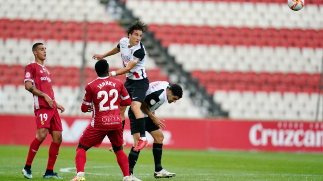 Imagen del Sevilla Atlético ante el Nástic. (Foto: SFC).