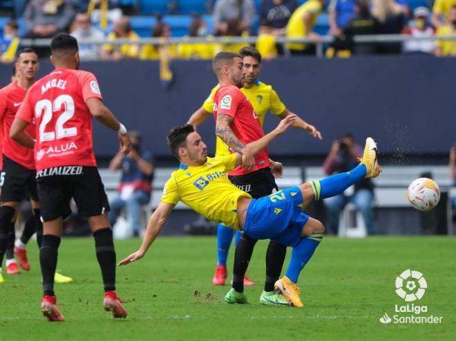 Dani Rodríguez, en el Cádiz-Mallorca (Foto: LaLiga).