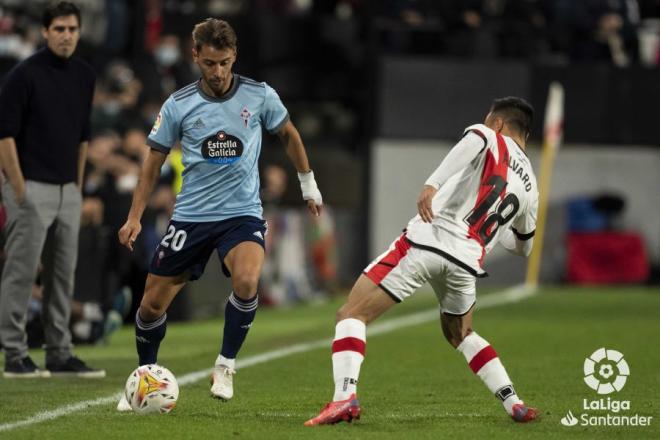 Kevin Vázquez, en el Rayo-Celta (Foto: LaLiga).