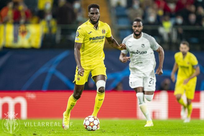 Boulaye Dia, en el Villarreal-Young Boys (Foto: VCF).