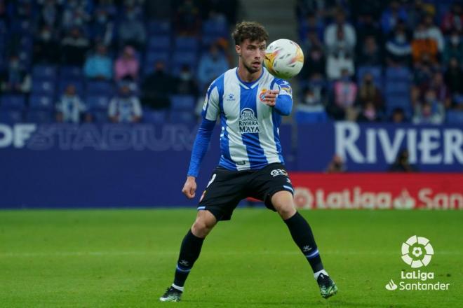 Javi Puado, en un partido del Espanyol (Foto: LaLiga).