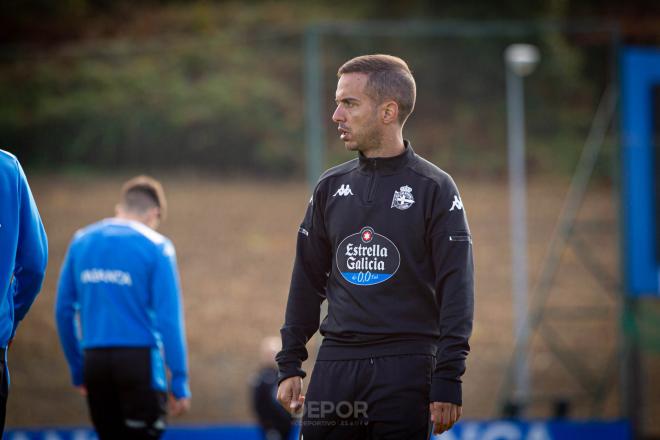 Borja Jiménez, entrenador del Deportivo (Foto: RCD).