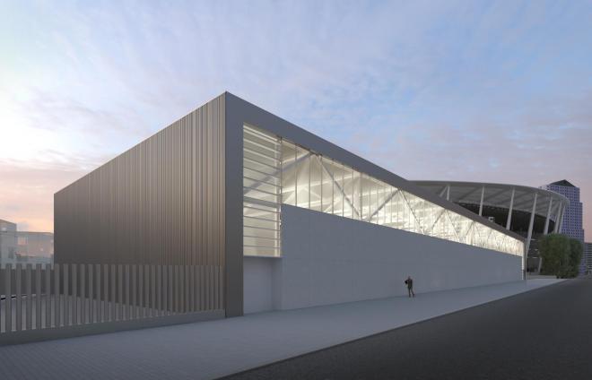 Polideportivo que construirá el Valencia junto al Nuevo Estadio