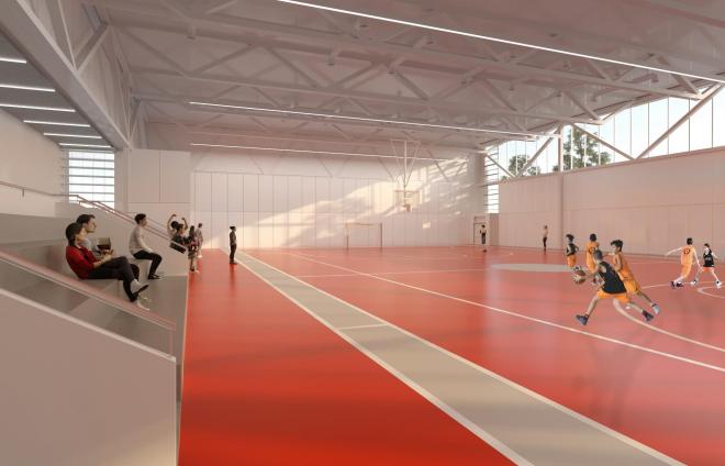Polideportivo que construirá el Valencia junto al Nuevo Estadio