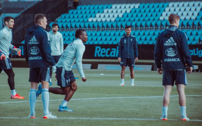 Entrenamiento en Balaídos (Foto: RC Celta).