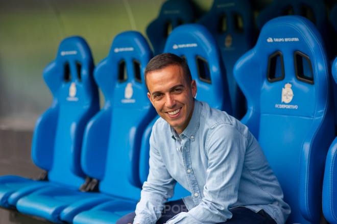 Borja Jiménez, entrenador del Deportivo (Foto: RCD).