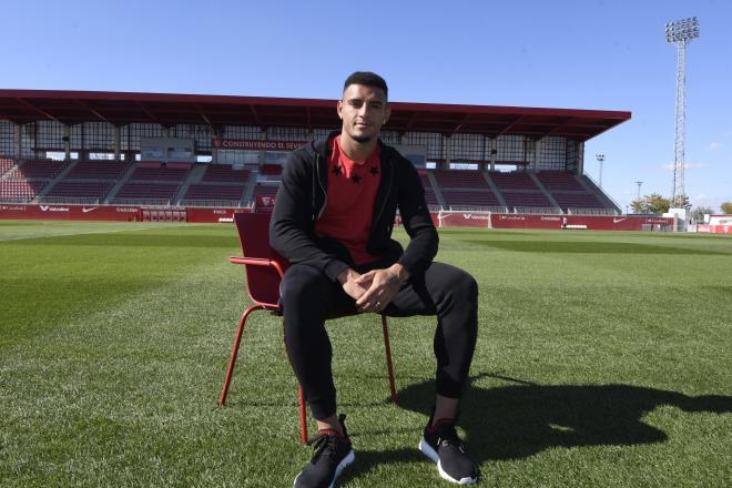 Diego Carlos, en su entrevista con ElDesmarque (Foto: Kiko Hurtado).