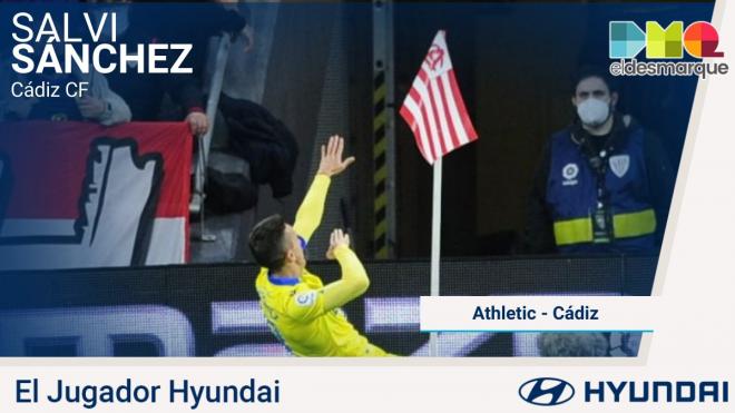 Salvi, Jugador Hyundai del Athletic-Cádiz