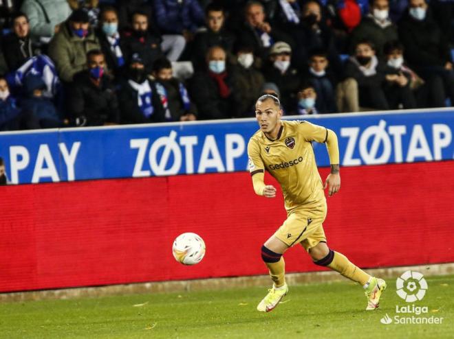 Son durante el partido. (Foto: LaLiga)