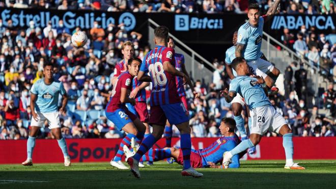 Lance del partido Celta-Barcelona en Balaídos (Foto: RC Celta).