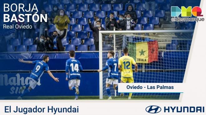 Borja Bastón, Jugador Hyundai del Real Oviedo-Las Palmas