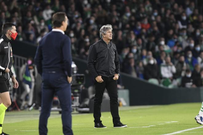 Pellegrini, en el derbi (Foto: Kiko Hurtado).