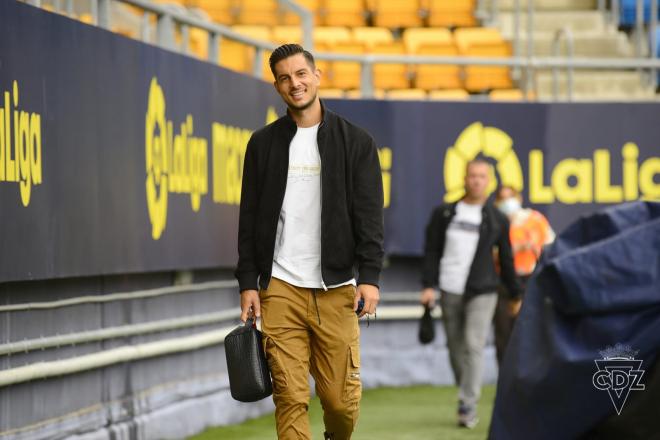 Marcos Mauro, durante su etapa en el Cádiz (Foto: CCF).