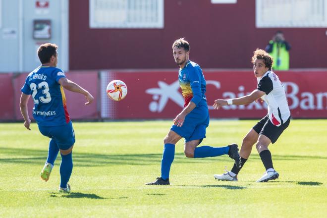 Imagen del partido entre el Sevilla Atlético y el Andorra (Foto: SFC).