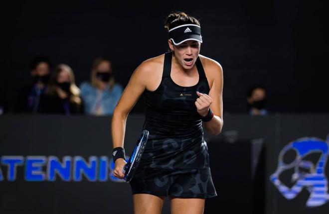 Garbiñe Muguruza, durante las Finales WTA (Foto: Cordon Press).