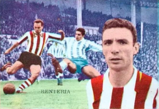 Imagen de Jesús Rentería en su etapa como jugador del Athletic Club.