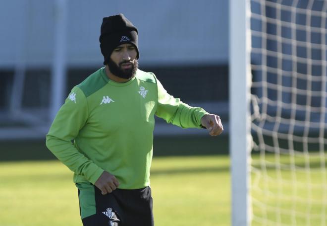 Nabil Fekir en el entrenamiento (Foto: Kiko Hurtado)