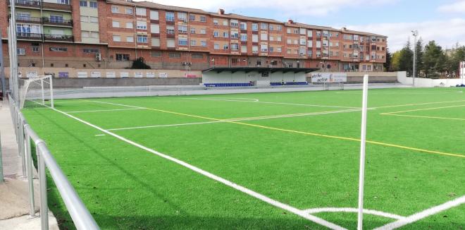 Campo La Vega, del CD Utrillas, dónde empieza la Copa del Rey para el Valencia