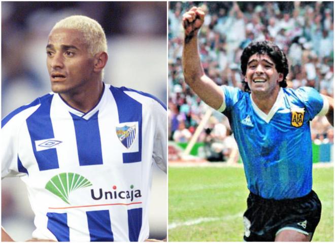 Darío Silva y Maradona.