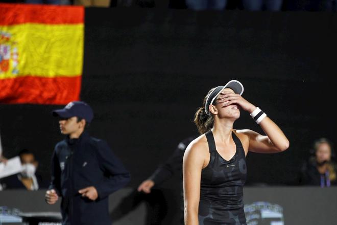 Garbiñe Muguruza gana el torneo de maestras WTA 2021 (Foto: EFE).