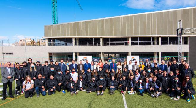 Acto de la firma del programa Educativo de Excelencia Deportiva en Andalucía (EDA).