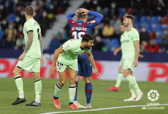 De Frutos lamenta una acción desaprovechada. (Foto: LaLiga)