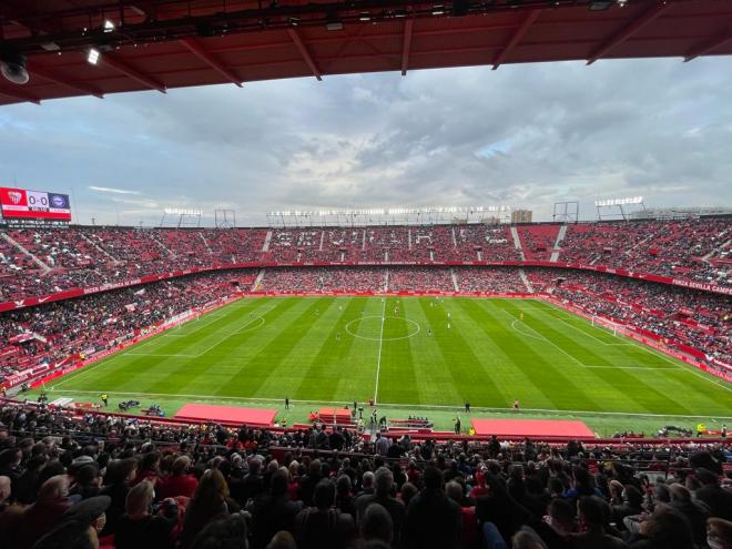 Estadio Ramón Sánchez-Pizjuán en el Sevilla - Alavés. (Foto: I.C.D).