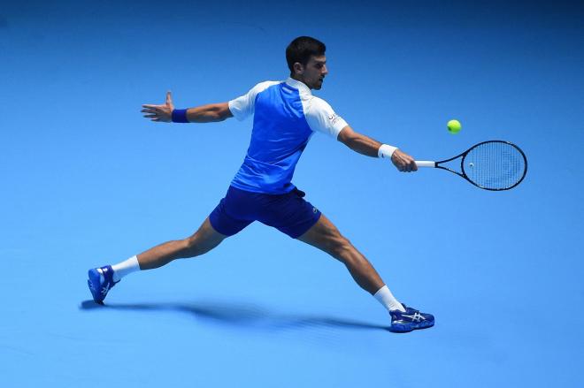 Novak Djokovic, durante las Finales ATP 2021 (Foto: ATP).