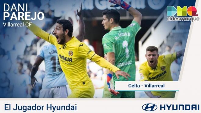Parejo, Jugador Hyundai del Celta-Villarrel.