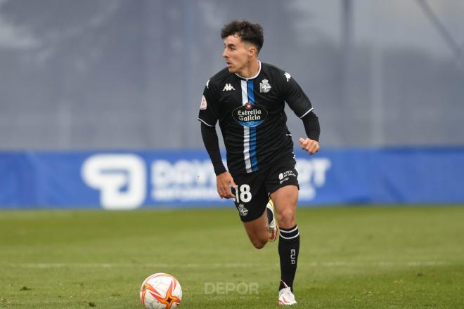 Diego Aguirre, lateral izquierdo del Deportivo (Foto: RCD).