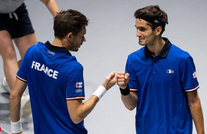 La pareja de dobles del equipo de Francia (Foto: CV).