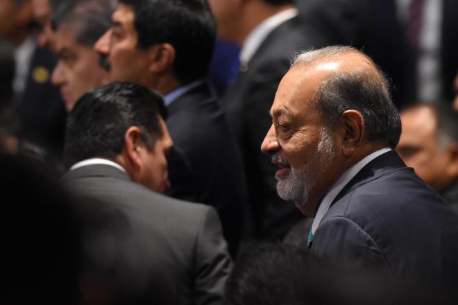 El presidente del Grupo Carso, Carlos Slim, y máximo accionista del Real Oviedo (Foto: Cordon Press)