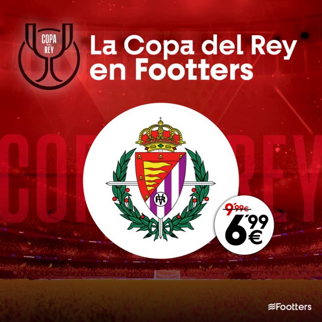 Cartel promocional footters del Real Valladolid