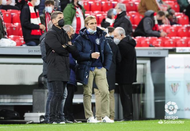 Robert Moreno, antes del Athletic-Granada (Foto: LaLiga).