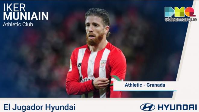 Iker Muniain, Jugador Hyundai en el Athletic-Granada