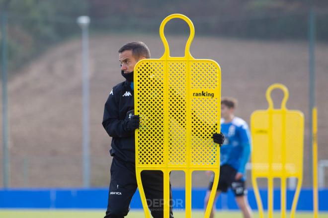 Borja Jiménez, entrenador del Deportivo (Foto: RCD).