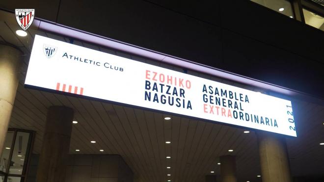 Este lunes regresa en Bilbao la Asamblea General Extraordinaria de Socios del Athletic Club.