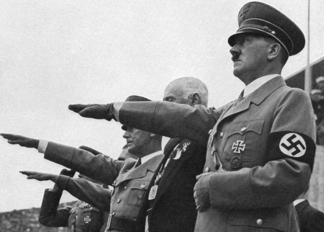 Adolf Hitler, en los JJOO de 1936 en Alemania (Foto: AFP).
