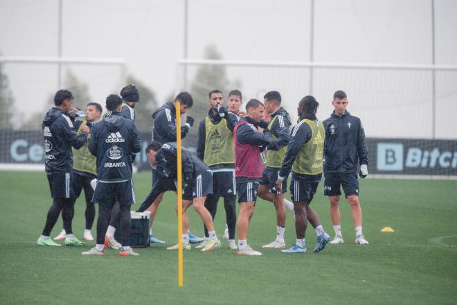 Entrenamiento en Afouteza (Foto: RC Celta).