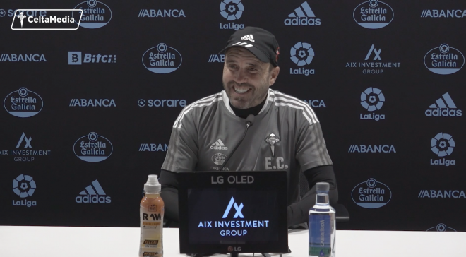 Rueda de prensa de Coudet previa al Mallorca-Celta