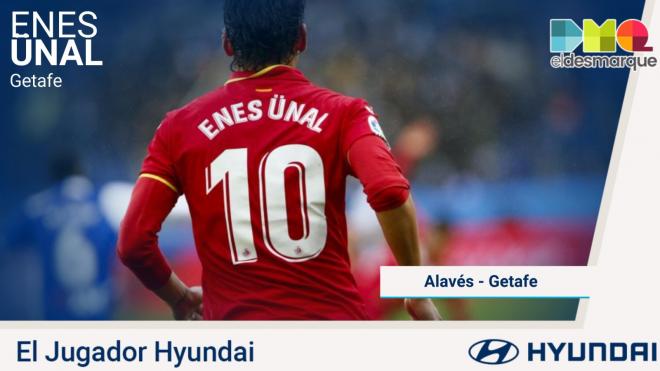 Enes Unal, Jugador Hyundai del Alavés-Getafe.