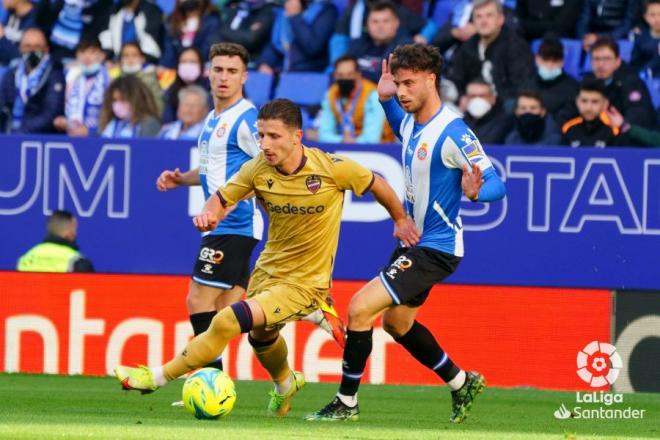 Bardhi en el Espanyol-Levante (Foto: LaLiga)