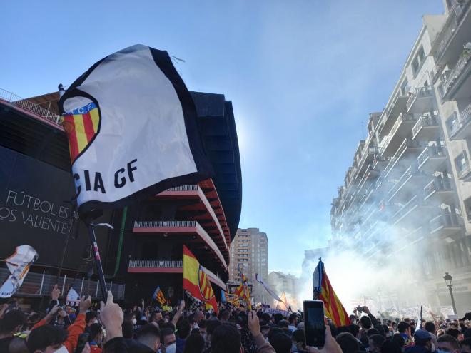 Manifestación contra Lim 11-D a la que se refiere Sandra Gómez